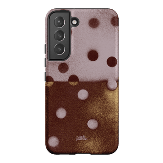 Rust Polka Dot Printed Phone Cases Samsung Galaxy S22 / Armoured by Jasmine Dowling - The Dairy