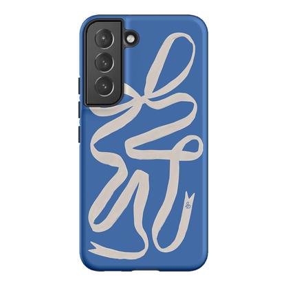 Something Blue Ribbon Printed Phone Cases Samsung Galaxy S22 / Armoured by Jasmine Dowling - The Dairy