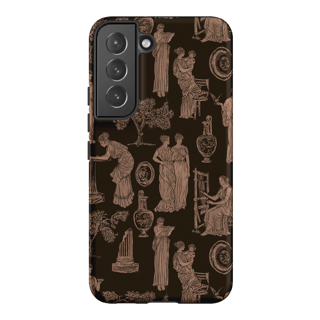 Symposium Burnt Umber Printed Phone Cases Samsung Galaxy S22 / Armoured by Veronica Tucker - The Dairy