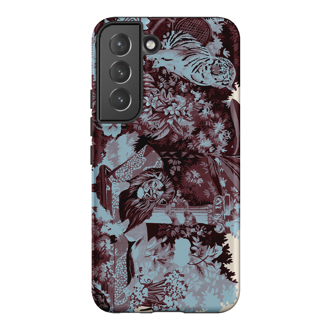Tippi Blue Printed Phone Cases Samsung Galaxy S22 / Armoured by Desmond & Dempsey - The Dairy