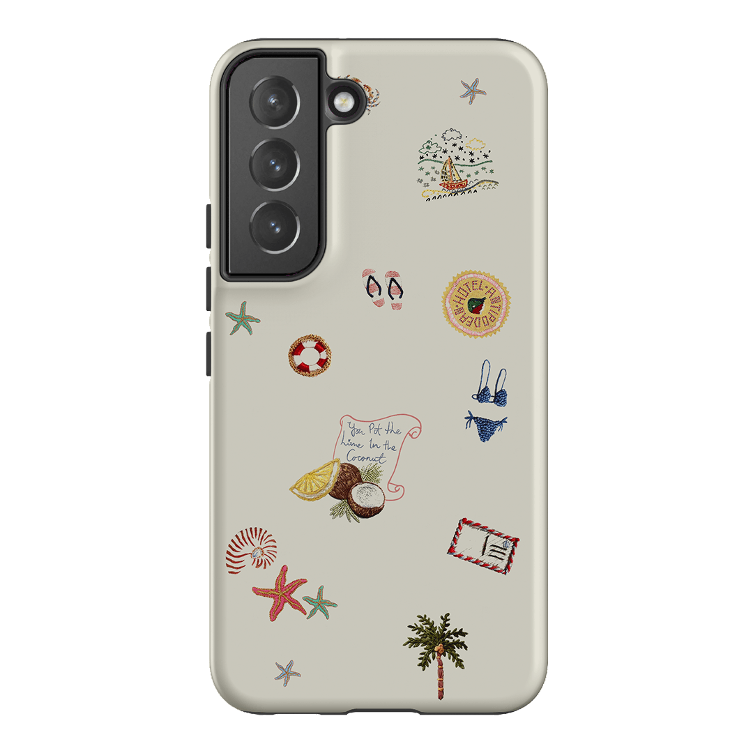 Vacay All Day Cream Printed Phone Cases by Antipodean - The Dairy