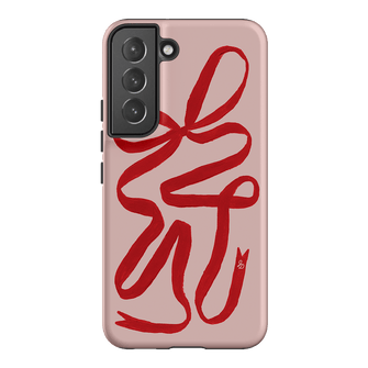 Valentine Ribbon Printed Phone Cases Samsung Galaxy S22 / Armoured by Jasmine Dowling - The Dairy