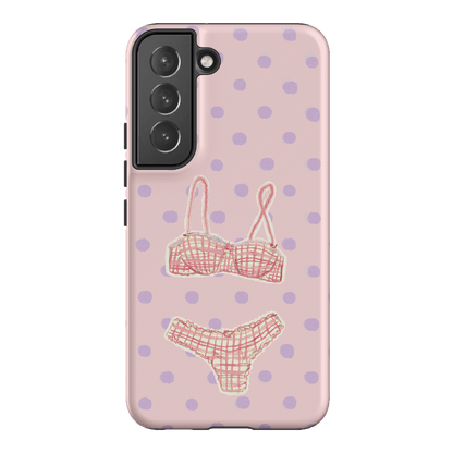 Vintage Gingham Printed Phone Cases Samsung Galaxy S22 / Armoured by Kayla Carr - The Dairy