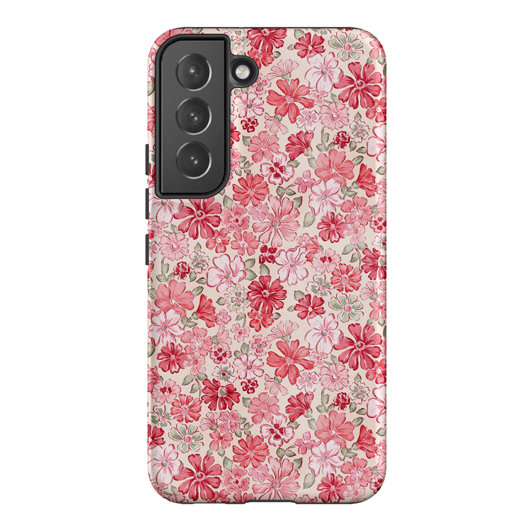 Strawberry Kiss Printed Phone Cases Samsung Galaxy S22 / Armoured by Oak Meadow - The Dairy