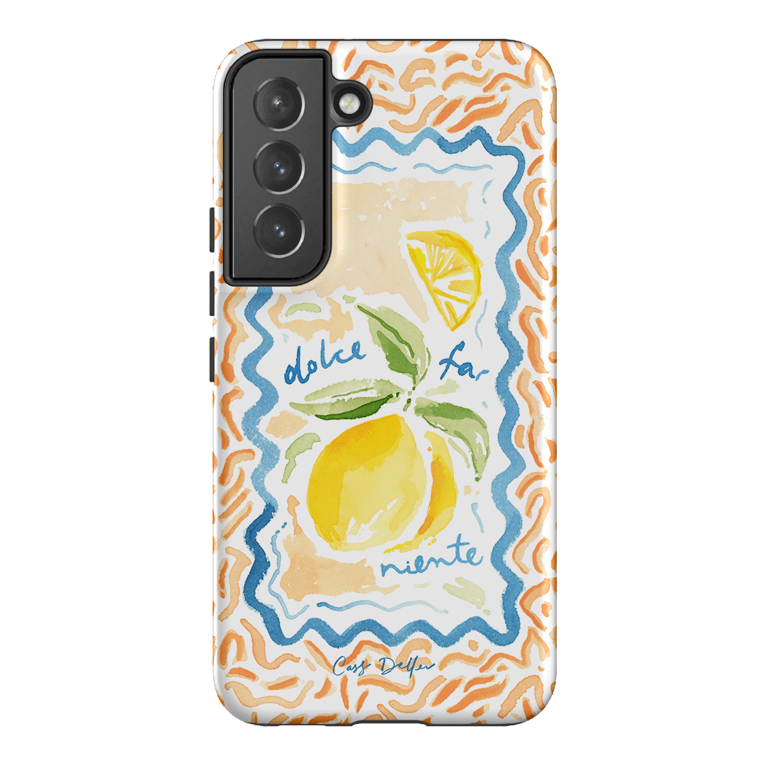 Dolce Far Niente Printed Phone Cases Samsung Galaxy S22 / Armoured by Cass Deller - The Dairy