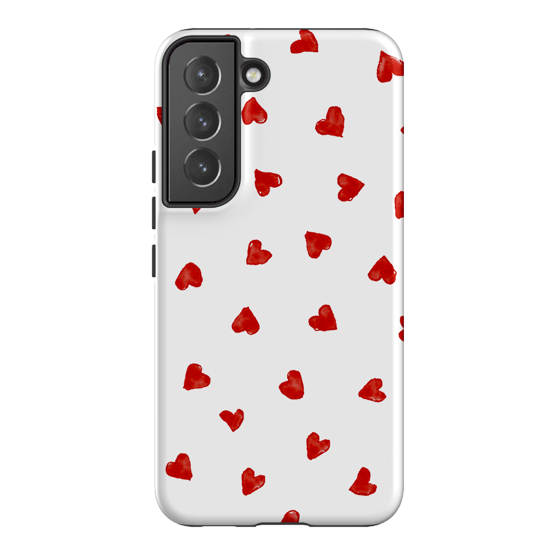 Love Hearts Printed Phone Cases Samsung Galaxy S22 / Armoured by Oak Meadow - The Dairy