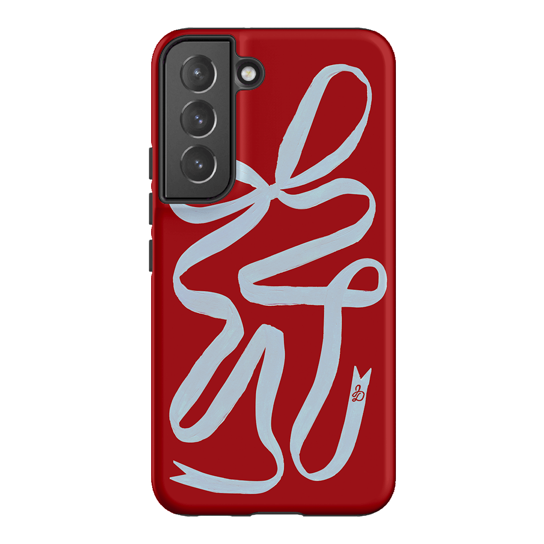 Cottage Ribbon Printed Phone Cases Samsung Galaxy S22 / Armoured by Jasmine Dowling - The Dairy