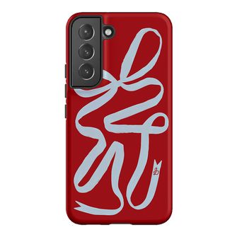 Cottage Ribbon Printed Phone Cases Samsung Galaxy S22 / Armoured by Jasmine Dowling - The Dairy
