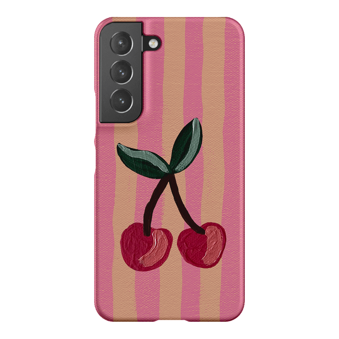 Cherry On Top Printed Phone Cases Samsung Galaxy S22 Plus / Snap by Amy Gibbs - The Dairy