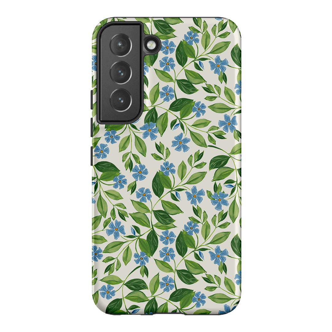 Blue Vines Printed Phone Cases Samsung Galaxy S22 Plus / Armoured by Ellie Mae - The Dairy