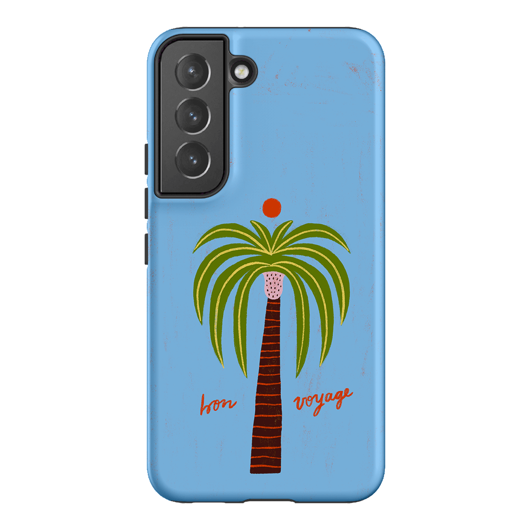 Bon Voyage Blue Printed Phone Cases Samsung Galaxy S22 Plus / Armoured by Marie Fauritte - The Dairy