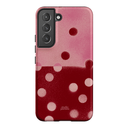 Cherry Polka Dot Printed Phone Cases Samsung Galaxy S22 Plus / Armoured by Jasmine Dowling - The Dairy