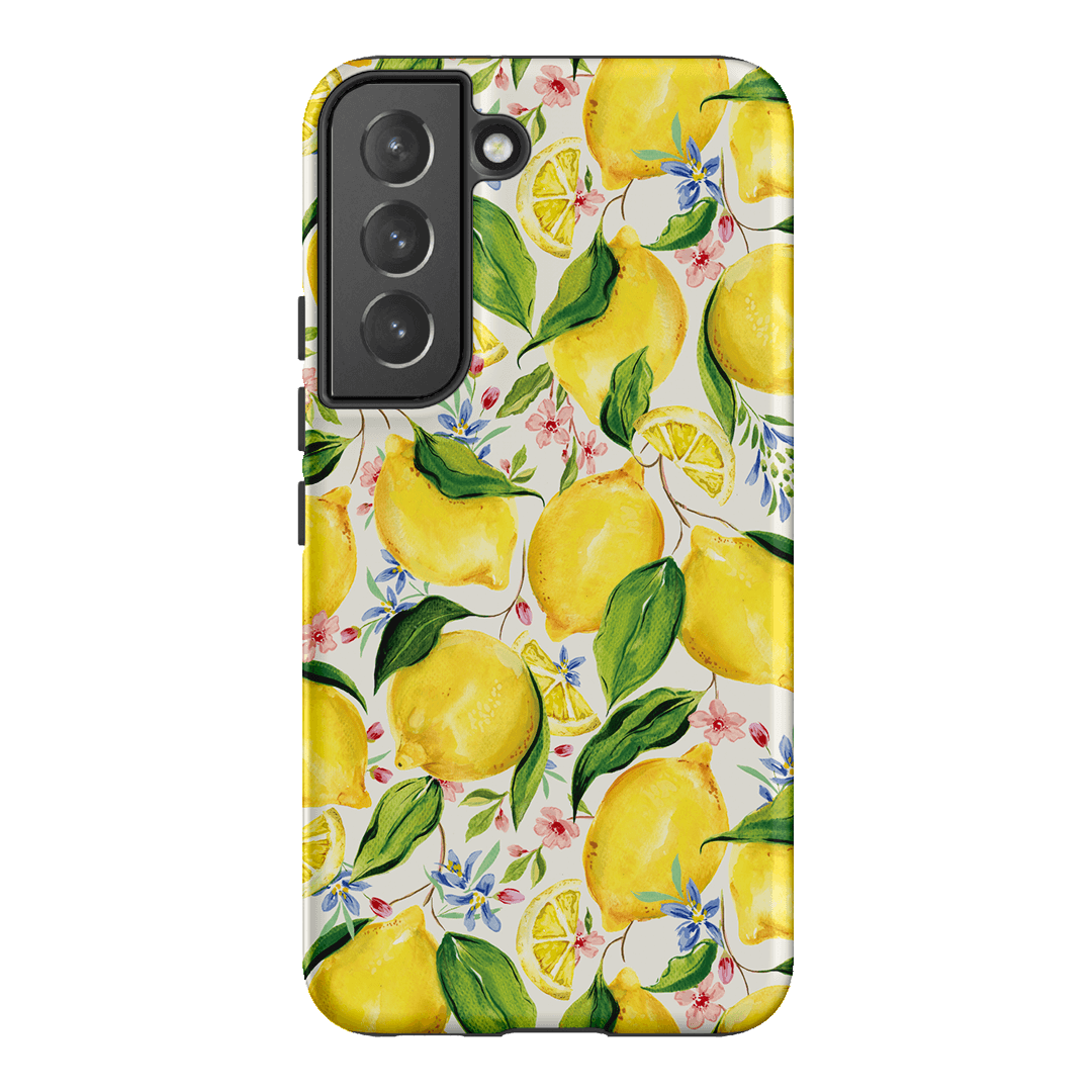 Citrus Lemon Printed Phone Cases Samsung Galaxy S22 Plus / Armoured by Ellie Mae - The Dairy