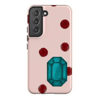 December Turquoise Printed Phone Cases Samsung Galaxy S22 Plus / Armoured by Joiana - The Dairy