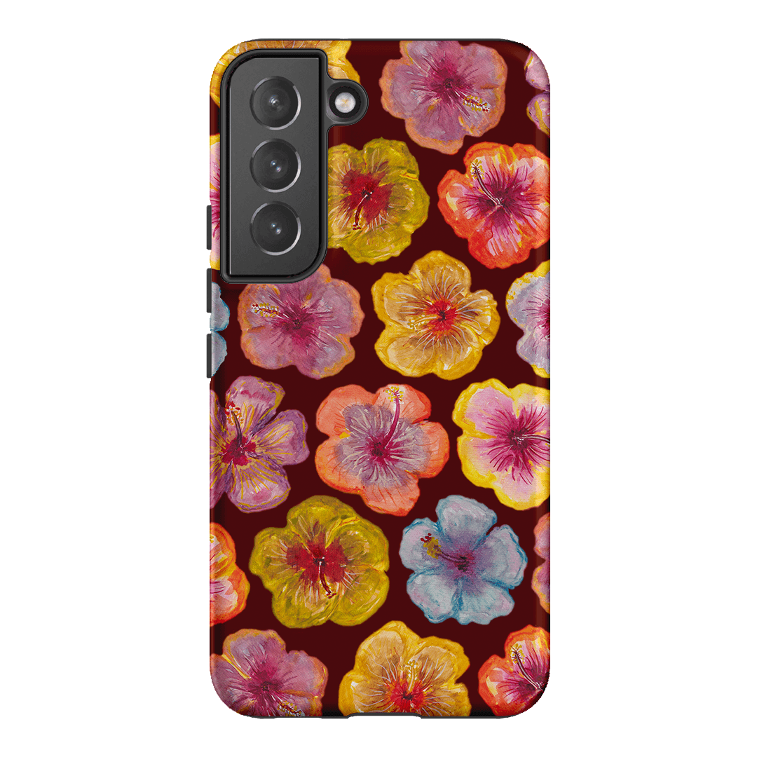 Hibiscus Holiday Rouge Printed Phone Cases Samsung Galaxy S22 Plus / Armoured by BG. Studio - The Dairy