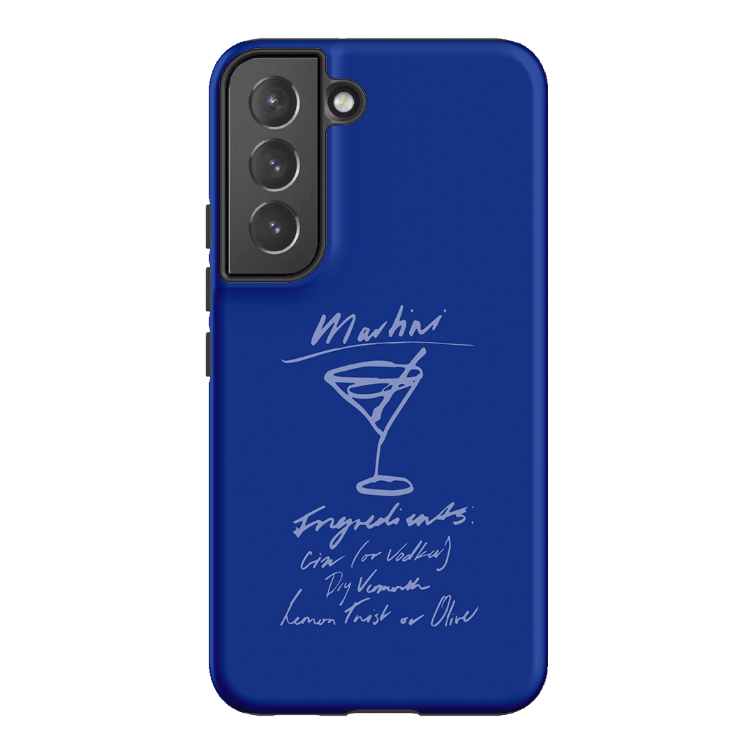 Martini Mood Blue Printed Phone Cases Samsung Galaxy S22 Plus / Armoured by The Dairy - The Dairy