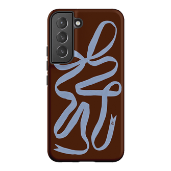 Mocha Ribbon Printed Phone Cases Samsung Galaxy S22 Plus / Armoured by Jasmine Dowling - The Dairy
