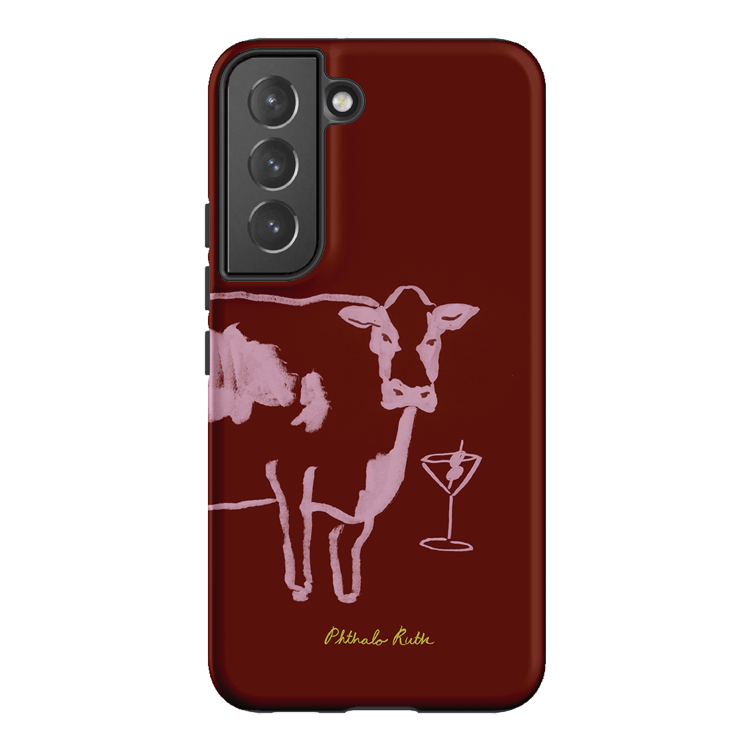 Mootini Berry Printed Phone Cases Samsung Galaxy S22 Plus / Armoured by Phthalo Ruth - The Dairy