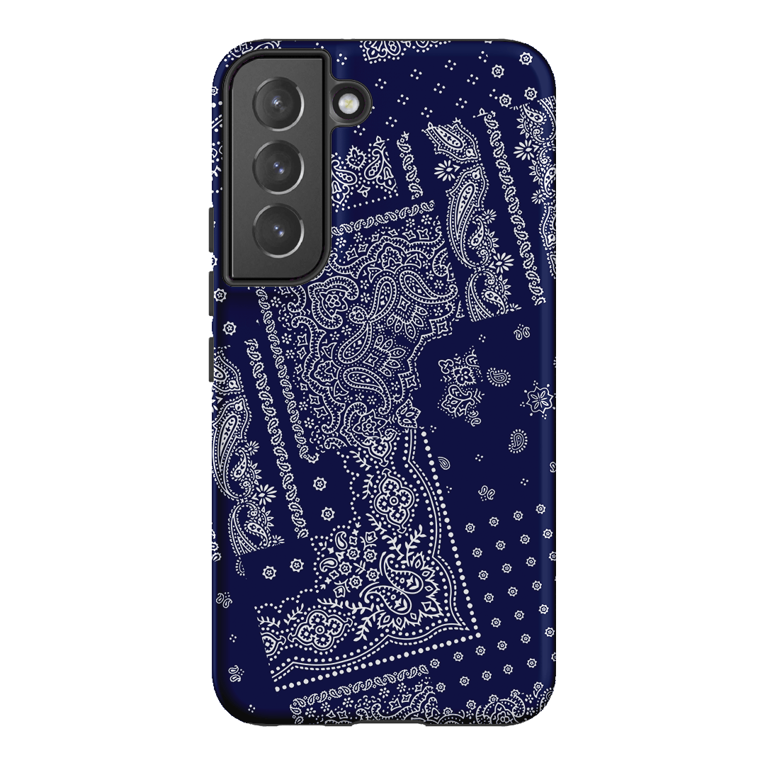 Paisley Indigo Printed Phone Cases Samsung Galaxy S22 Plus / Armoured by The Dairy - The Dairy