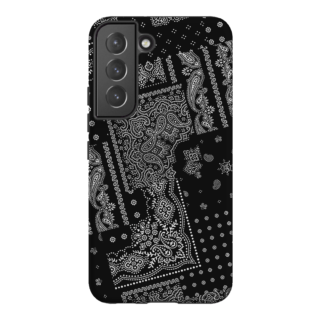Paisley Noir Printed Phone Cases Samsung Galaxy S22 Plus / Armoured by The Dairy - The Dairy
