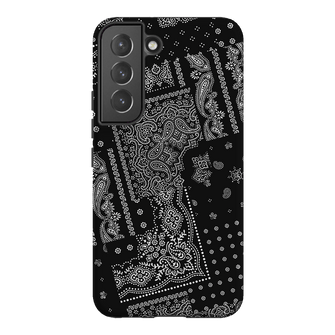 Paisley Noir Printed Phone Cases Samsung Galaxy S22 Plus / Armoured by The Dairy - The Dairy