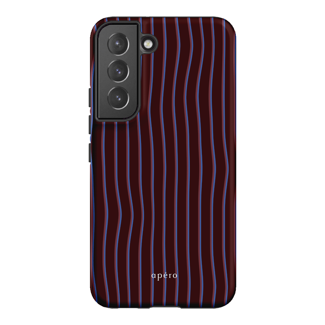 Panama Burgundy Printed Phone Cases Samsung Galaxy S22 Plus / Armoured by Apero - The Dairy