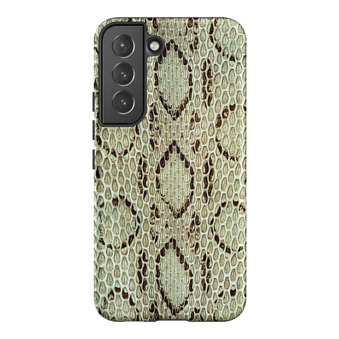 Pistachio Python Printed Phone Cases Samsung Galaxy S22 Plus / Armoured by The Dairy - The Dairy
