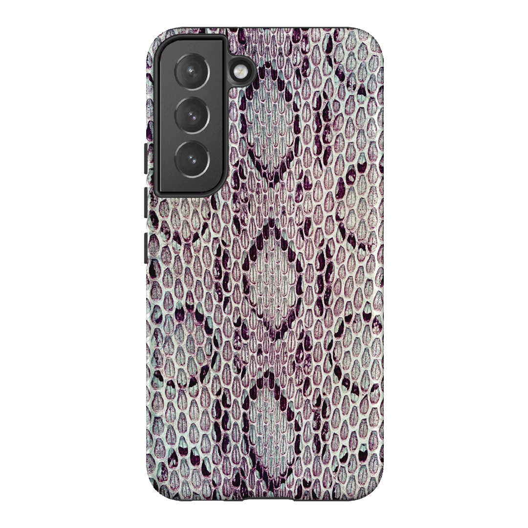 Plum Python Printed Phone Cases Samsung Galaxy S22 Plus / Armoured by The Dairy - The Dairy