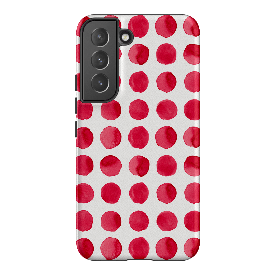Spots in Red Printed Phone Cases by The Dairy - The Dairy