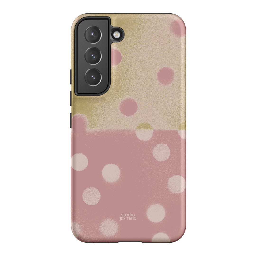 Strawberry Polka Dot Printed Phone Cases Samsung Galaxy S22 Plus / Armoured by Jasmine Dowling - The Dairy