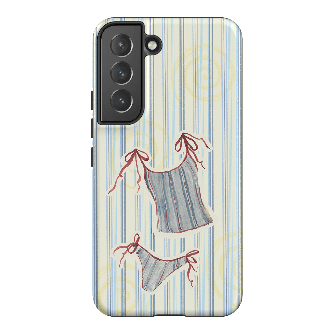 Stripe Tankini Printed Phone Cases Samsung Galaxy S22 Plus / Armoured by Kayla Carr - The Dairy
