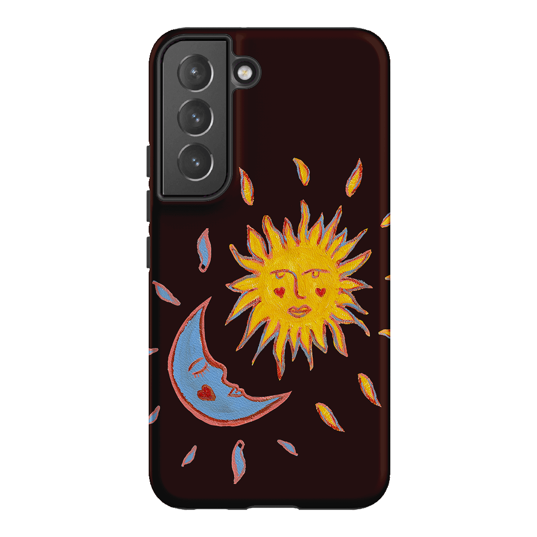 Sun & Moon Plum Printed Phone Cases Samsung Galaxy S22 Plus / Armoured by BG. Studio - The Dairy