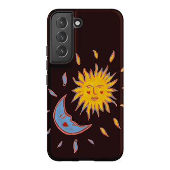 Sun & Moon Plum Printed Phone Cases Samsung Galaxy S22 Plus / Armoured by BG. Studio - The Dairy