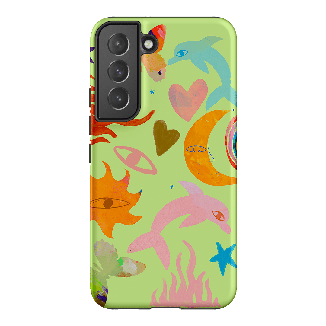 Tattoos Green Printed Phone Cases Samsung Galaxy S22 Plus / Armoured by Kate Eliza - The Dairy