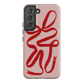 Valentine Ribbon Printed Phone Cases Samsung Galaxy S22 Plus / Armoured by Jasmine Dowling - The Dairy
