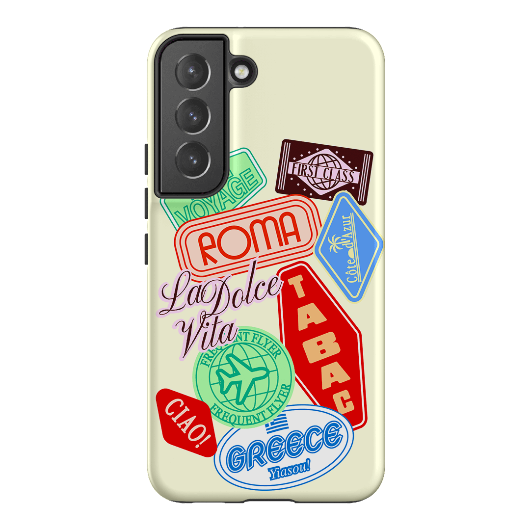 Well Travelled Printed Phone Cases Samsung Galaxy S22 Plus / Armoured by The Dairy - The Dairy