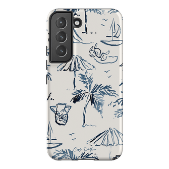 Balmy Blue Printed Phone Cases Samsung Galaxy S22 Plus / Armoured by Cass Deller - The Dairy