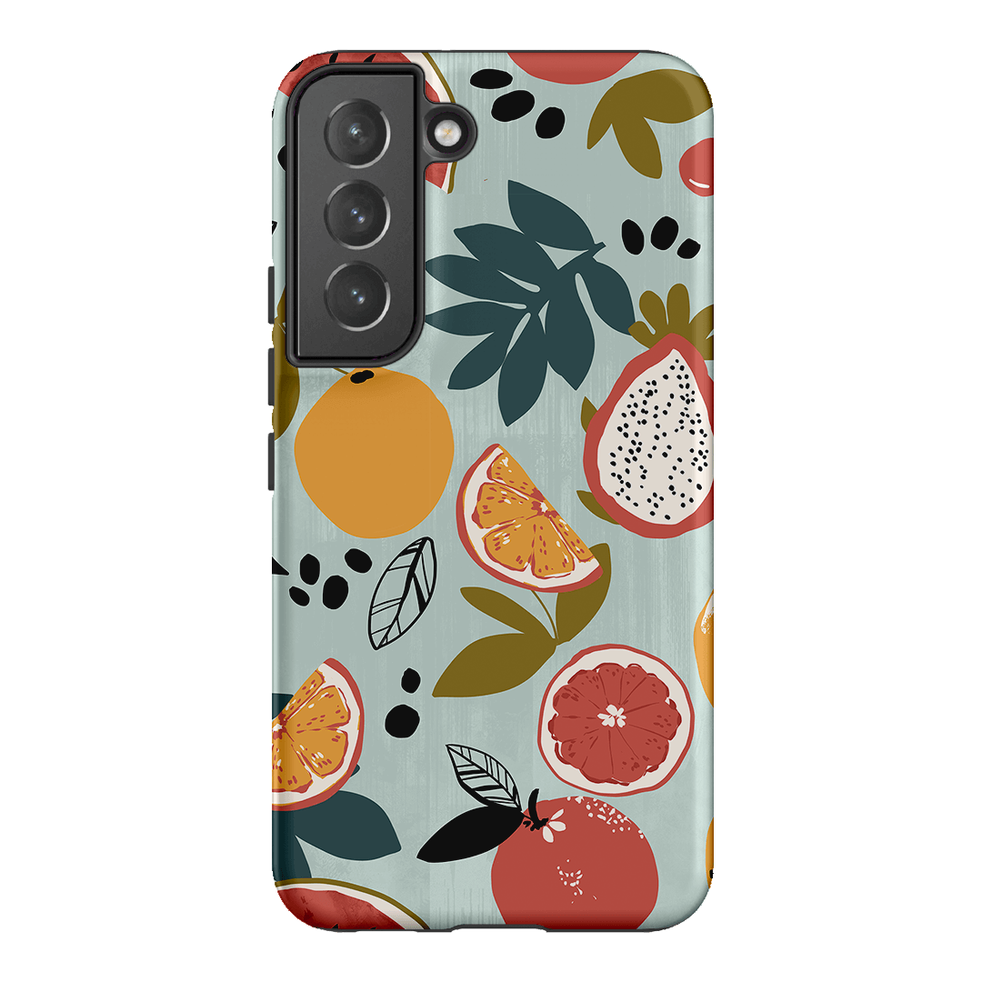Fruit Market Printed Phone Cases Samsung Galaxy S22 Plus / Armoured by Charlie Taylor - The Dairy