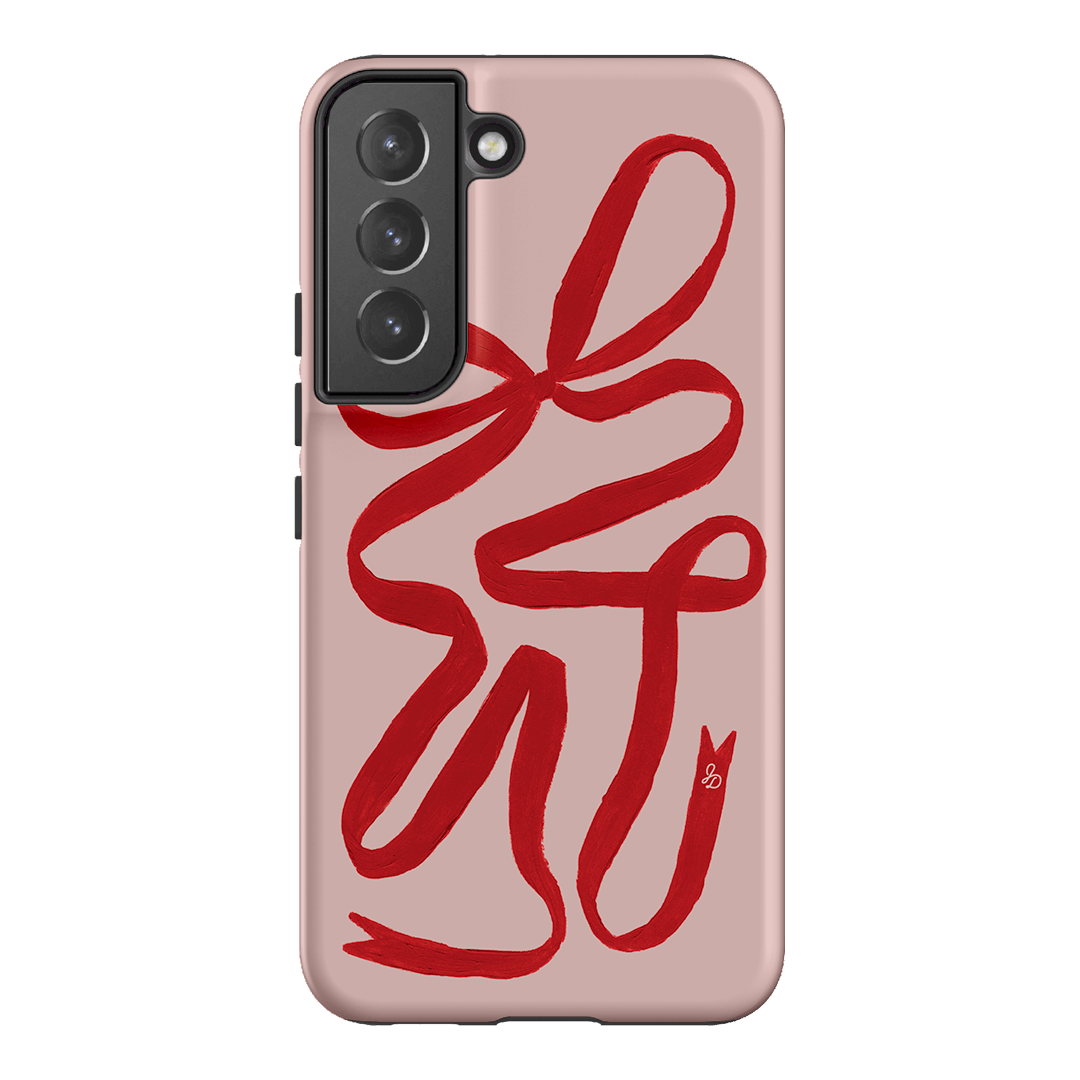 Valentine Ribbon Printed Phone Cases Samsung Galaxy S22 Plus / Armoured by Jasmine Dowling - The Dairy