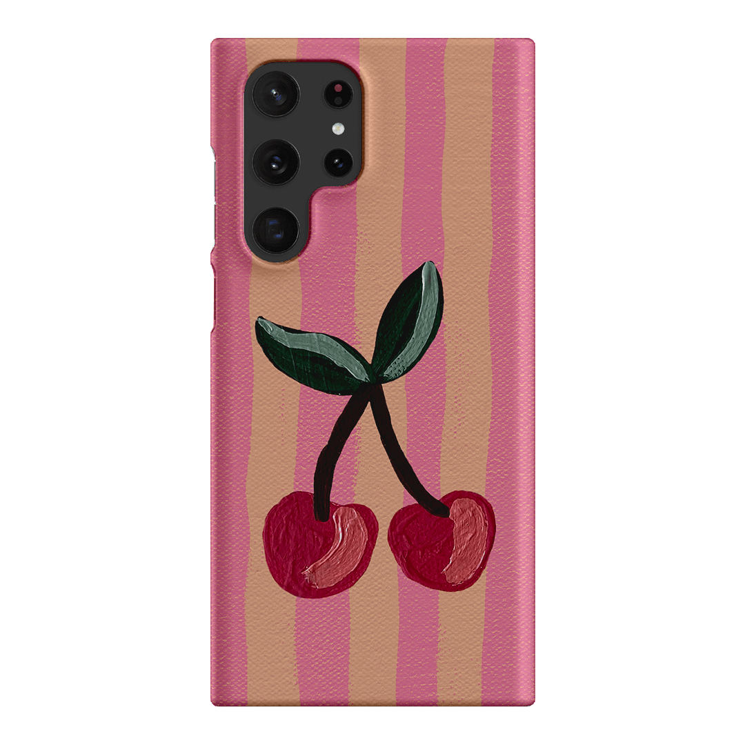 Cherry On Top Printed Phone Cases Samsung Galaxy S22 Ultra / Snap by Amy Gibbs - The Dairy