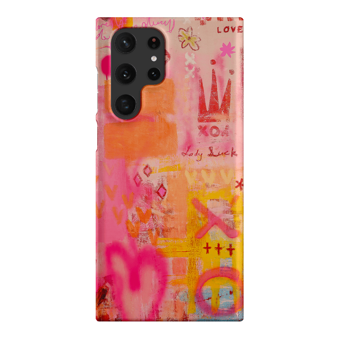 Lady Luck Printed Phone Cases Samsung Galaxy S22 Ultra / Snap by Jackie Green - The Dairy