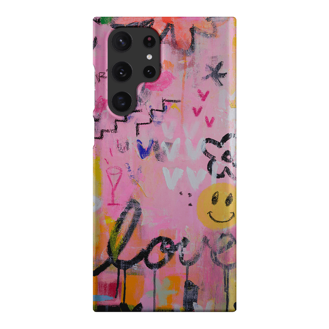 Love Smiles Printed Phone Cases Samsung Galaxy S22 Ultra / Snap by Jackie Green - The Dairy