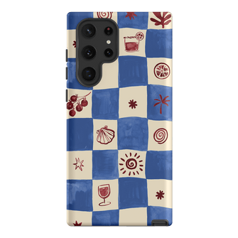 Afternoon Mezze Cornflower Printed Phone Cases Samsung Galaxy S22 Ultra / Armoured by Charlie Taylor - The Dairy