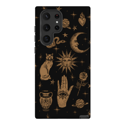 Astro Flash Noir Printed Phone Cases Samsung Galaxy S22 Ultra / Armoured by Veronica Tucker - The Dairy