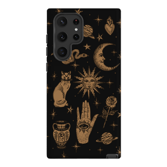 Astro Flash Noir Printed Phone Cases Samsung Galaxy S22 Ultra / Armoured by Veronica Tucker - The Dairy