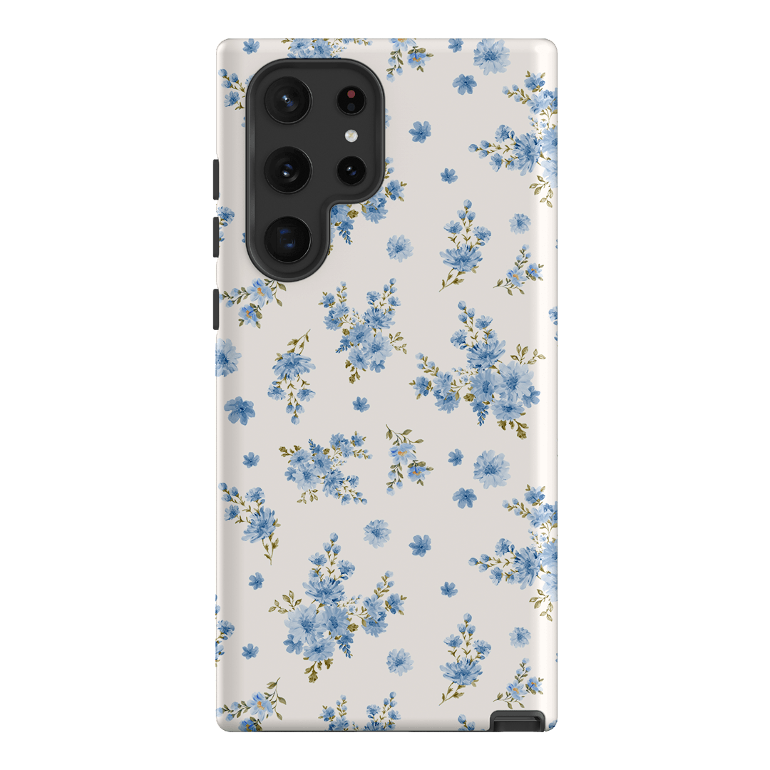 Blue Meadow Printed Phone Cases Samsung Galaxy S22 Ultra / Armoured by Kasiags Art - The Dairy