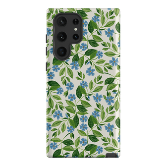Blue Vines Printed Phone Cases Samsung Galaxy S22 Ultra / Armoured by Ellie Mae - The Dairy