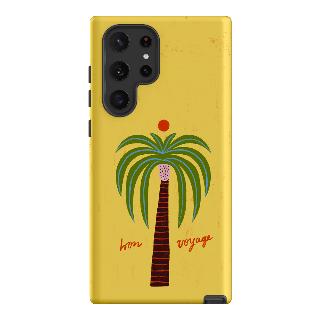 Bon Voyage Yellow Printed Phone Cases Samsung Galaxy S22 Ultra / Armoured by Marie Fauritte - The Dairy