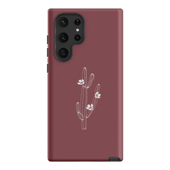 Cactus Flower Printed Phone Cases Samsung Galaxy S22 Ultra / Armoured by Typoflora - The Dairy