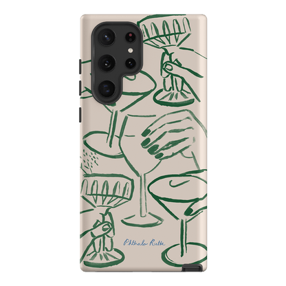Cheers Printed Phone Cases Samsung Galaxy S22 Ultra / Armoured by Phthalo Ruth - The Dairy